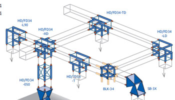 Eurotruss Eck, T, T-Down X usw Elemente Eurotruss Eck, T, T-Down X usw Elemente